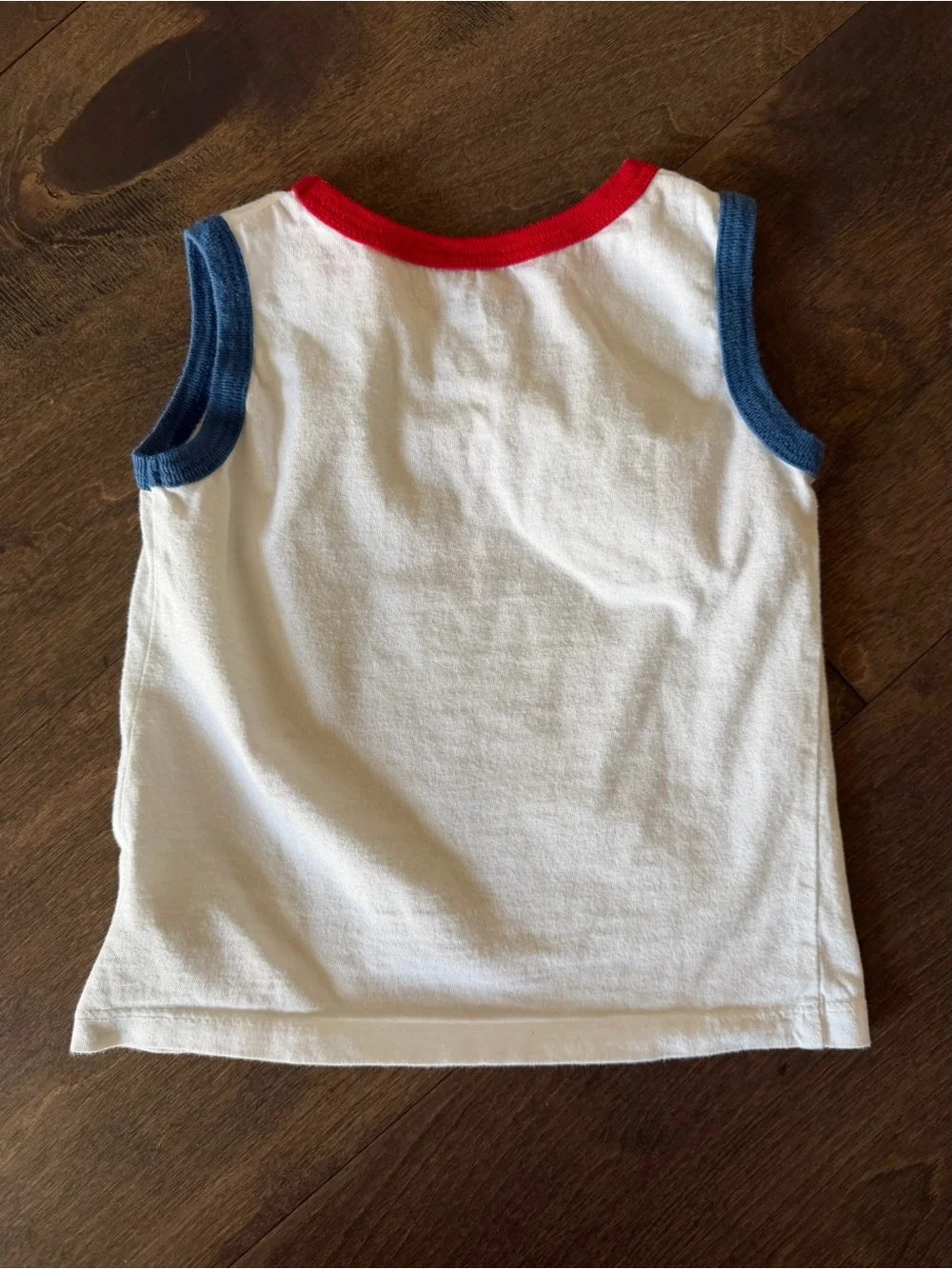 Old Navy Patriotic Gray Tee, White Tank & Navy Shorts Set